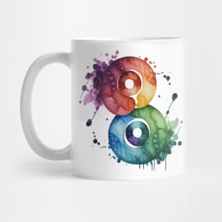 Yin and Yang concept abstract digital painting Mug